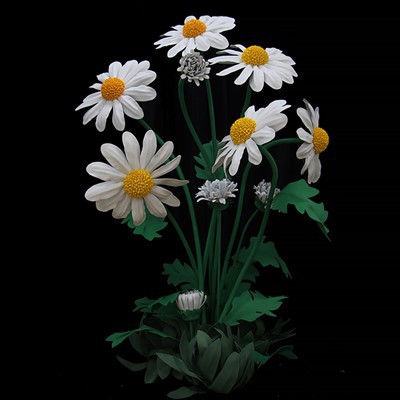 Grote buiten EVA Simulation Daisy Decoration Props