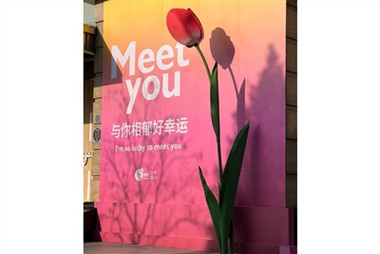 Extra grote papieren bloemen